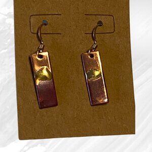 Women's Gold Plated Sunset Earrings